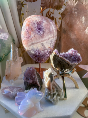 フラワー ピンクアメジスト On スタンド/  私のとっておき My favorite