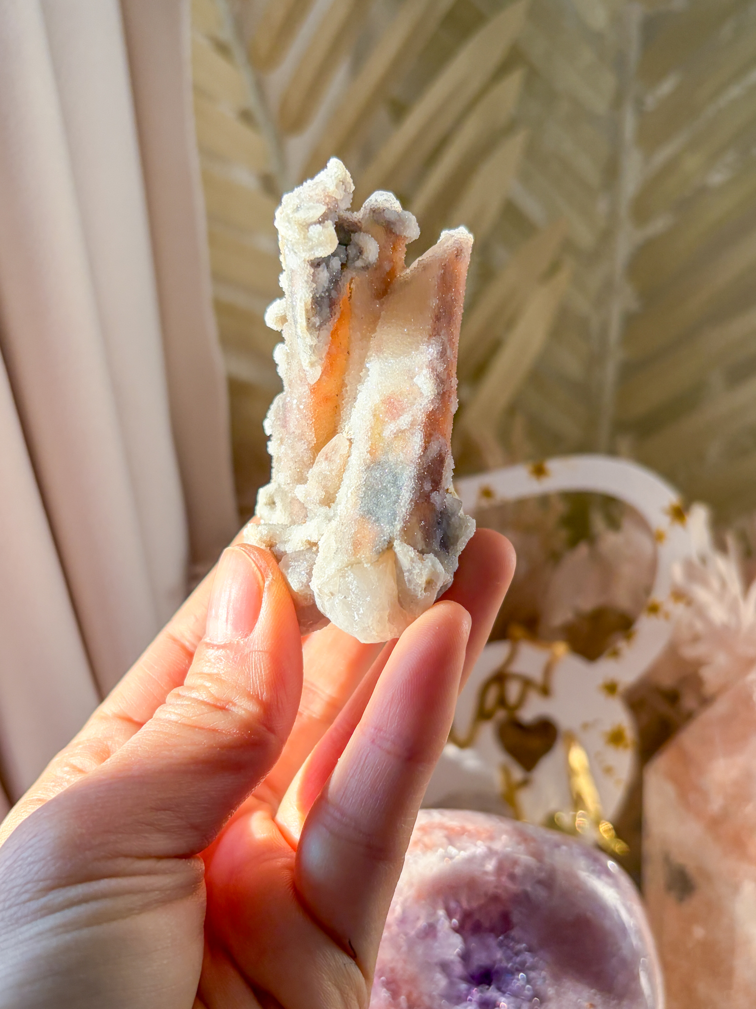 レア Sugar ドゥルージー赤とブルー 妖精の宝石 カクタスクォーツ - 画像 (2)