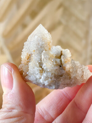 レア Sugar 折り重なる二つの結晶・妖精の宝石 カクタスクォーツ 美しいフォルム