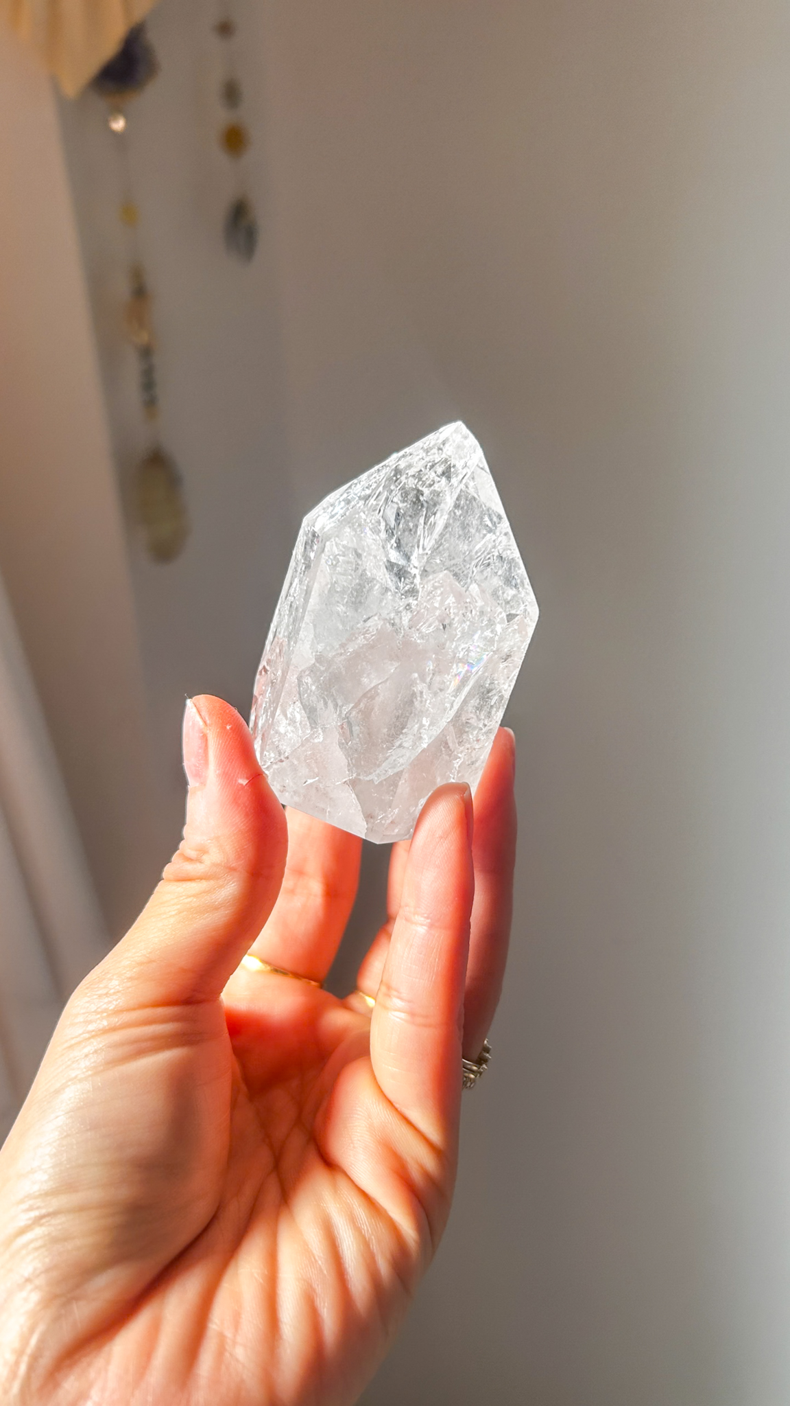 ブラジル産 クラック虹クォーツ Iris crystal - 画像 (9)