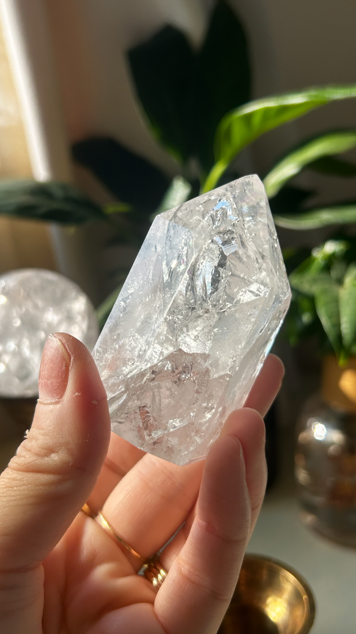 ブラジル産 クラック虹クォーツ Iris crystal - 画像 (3)