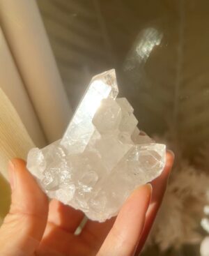 希少 Brazil コリント産 深みのある美しい水晶たち B