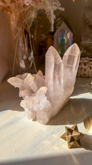 希少ピンクレムリアンシード・クラスターA カブラル産 / Love is all around us 愛に包まれて