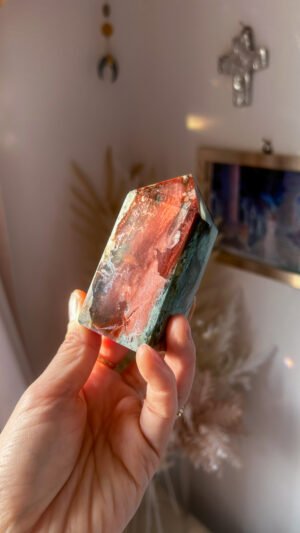 NEW FIND！芸術的なユニコーン🦄ジャスパー 希少な厳選ピースたち PINKxREDxGREEN