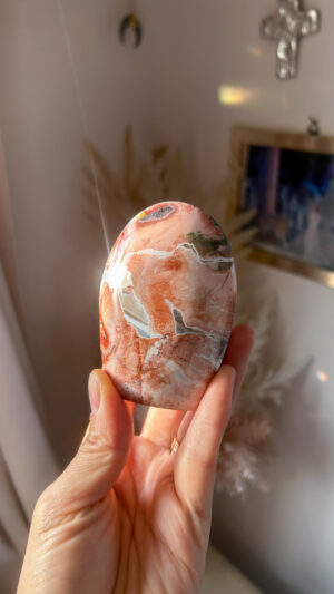 NEW FIND！芸術的なユニコーン🦄ジャスパー 希少な厳選ピースたち PINKxGrey Bandings