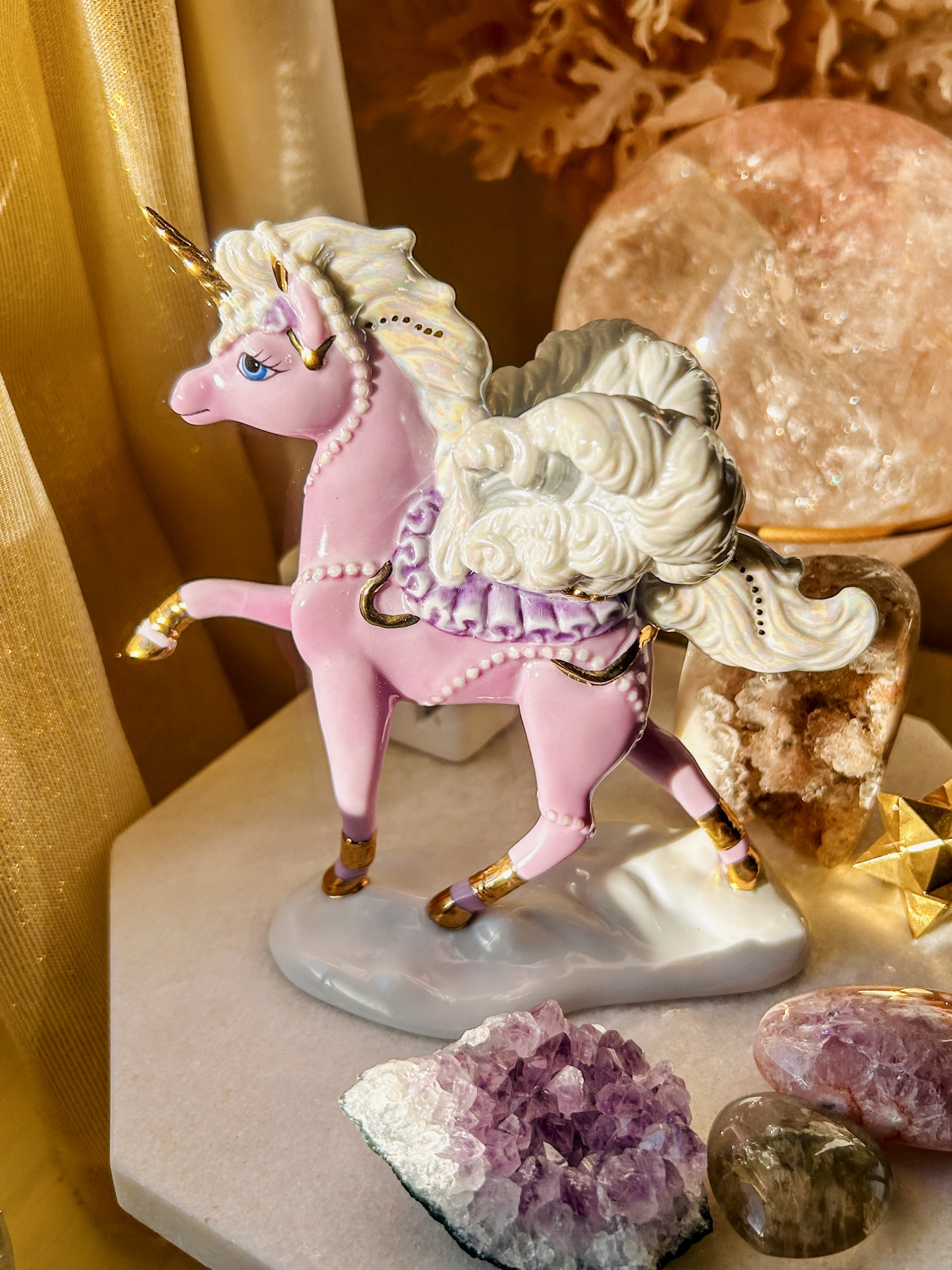 🦄アメリカンヴィンテージ ユニコーン・希少なコレクターズ品 ”愛が宿る場所” AAコンディション - 画像 (7)