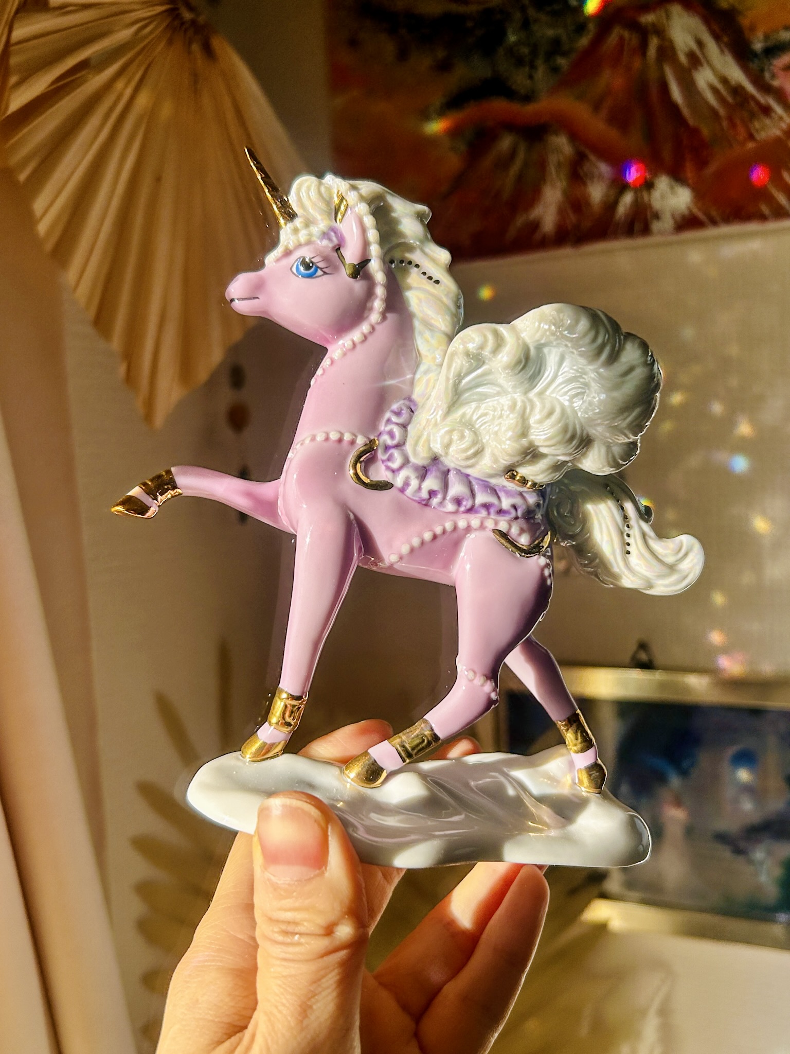 🦄アメリカンヴィンテージ ユニコーン・希少なコレクターズ品 ”愛が宿る場所” AAコンディション - 画像 (6)