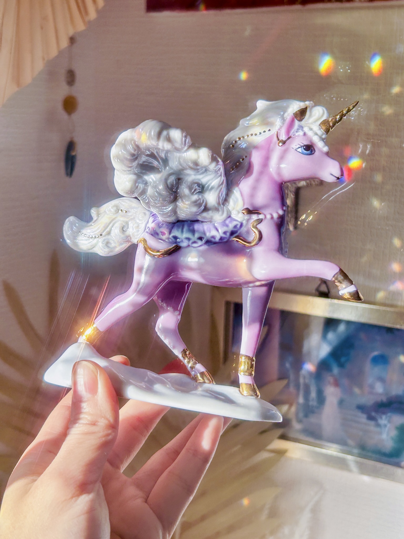 🦄アメリカンヴィンテージ ユニコーン・希少なコレクターズ品 ”愛が宿る場所” AAコンディション - 画像 (3)