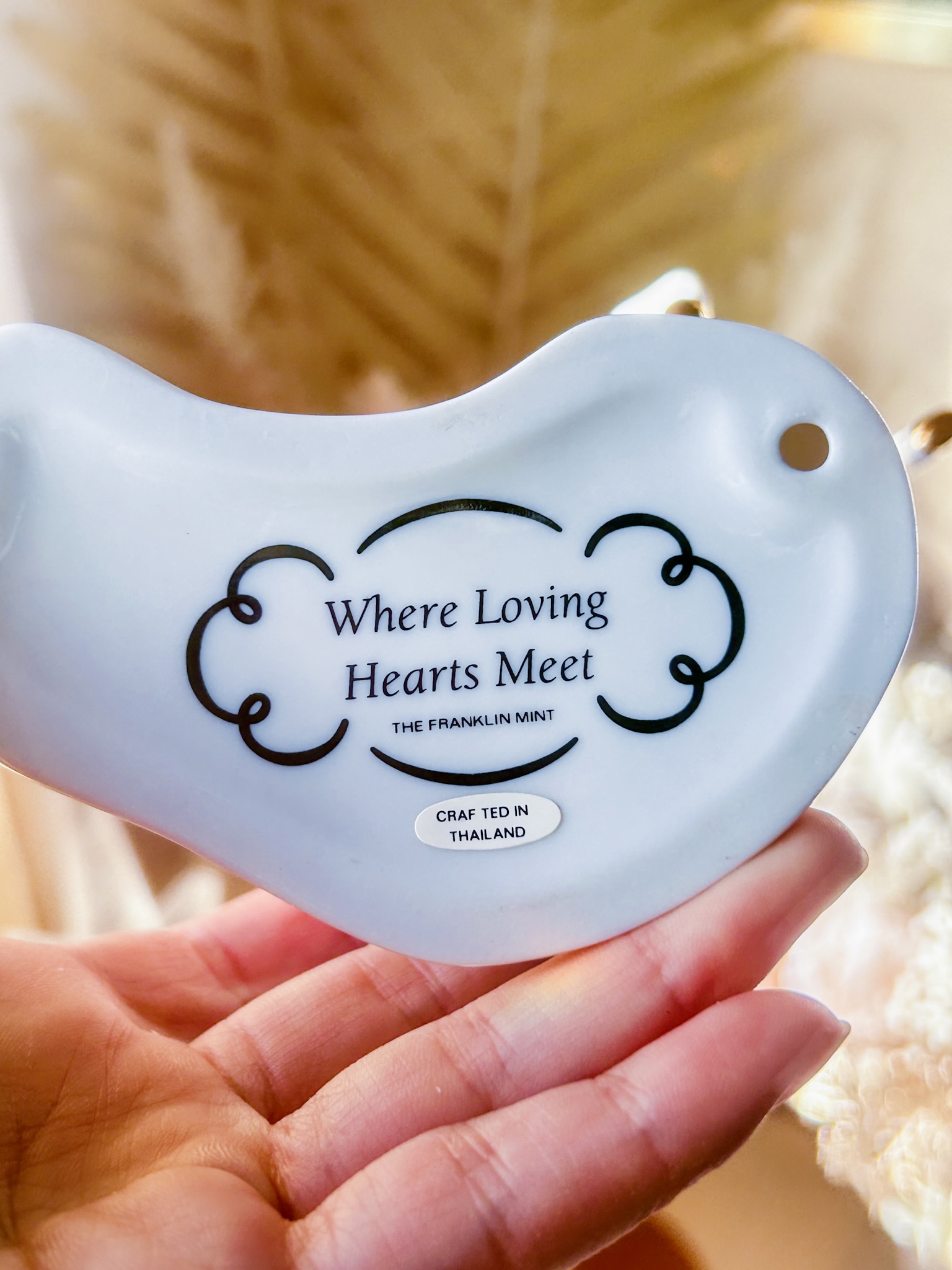 🦄アメリカンヴィンテージ ユニコーン・希少なコレクターズ品 ”愛のするハートが出会う場所” AAA完璧なコンディション - 画像 (5)