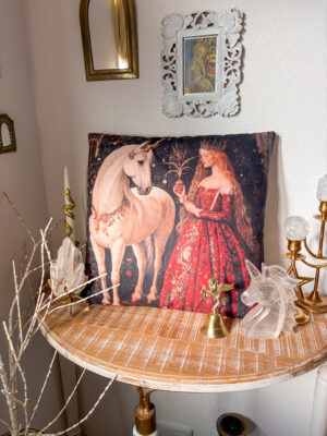 美麗🌟ユニコーンメイデン👧🦄の高品質クッションカバー両面プリント※おまとめ対象商品