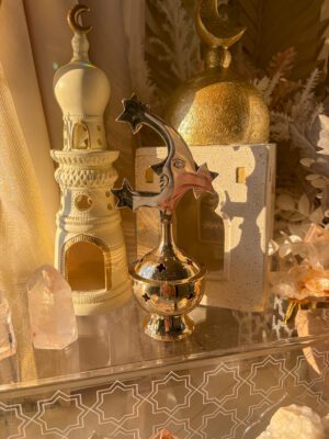 大人気完売品🌙再入荷 Amrita Original x真鍮 ムーンの香炉 Moon incense stand (brass)おまとめ買い対象