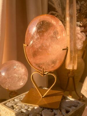 濃いピンク色✳️ オーロラ🩷 SAランク ピンクアゼツライト♡スタンド